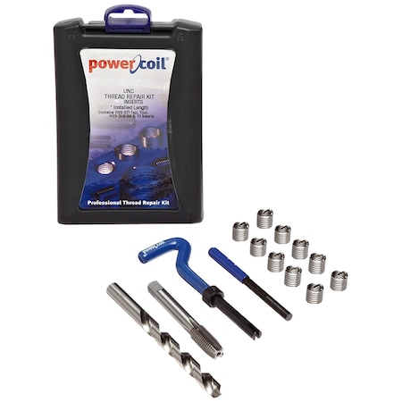 CROSSROAD DISTRIBUTOR SOURCE Helical Insert Repair Kit, Helical Inserts, 7/16"-14, Steel 3532-7/16K